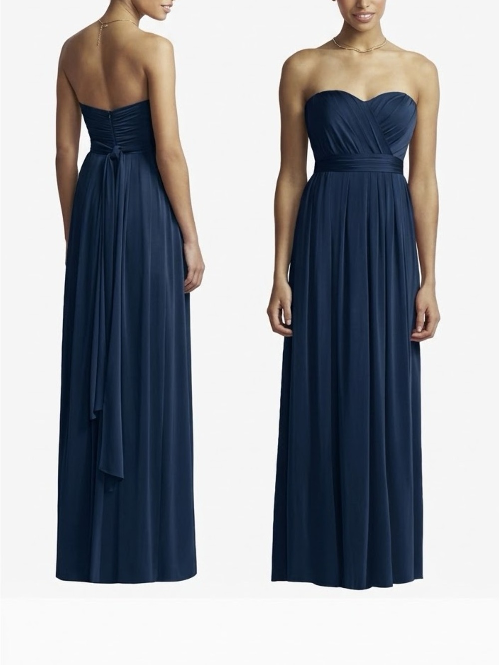 Versatile & Elegant NWT Jenny Yoo Convertible Gown in Midnight Blue (Size 20) NW
